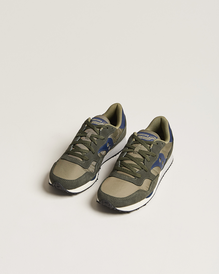 Herren | Saucony DXN Trainer Sneaker Green/Navy | Saucony | DXN Trainer Sneaker Green/Navy