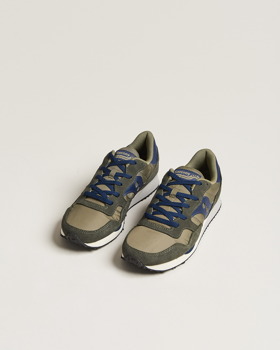 Herren | Saucony DXN Trainer Sneaker Green/Navy | Saucony | DXN Trainer Sneaker Green/Navy