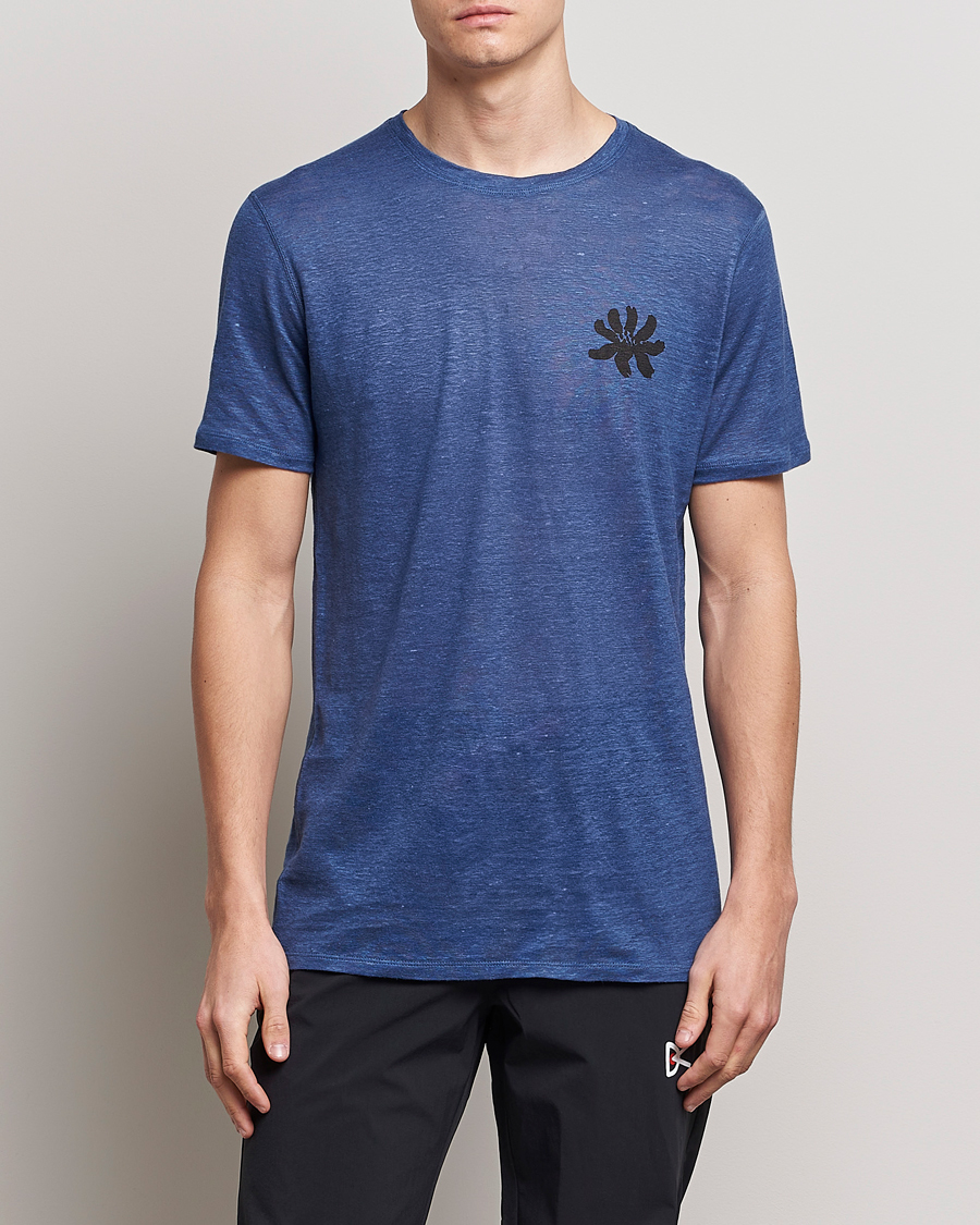 Herren | T-Shirts | District Vision | Suhka Hemp Short Sleeve T-Shirt Ocean Blue