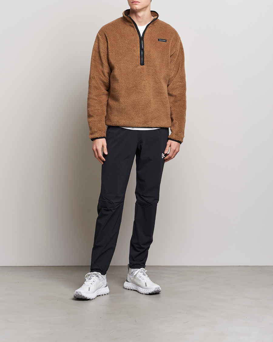 Herren | Pullover | District Vision | Doug Half Zip Fleece Sand