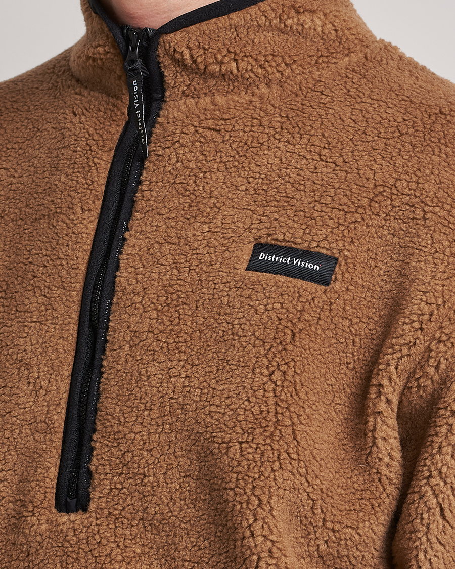 Herren | Pullover | District Vision | Doug Half Zip Fleece Sand