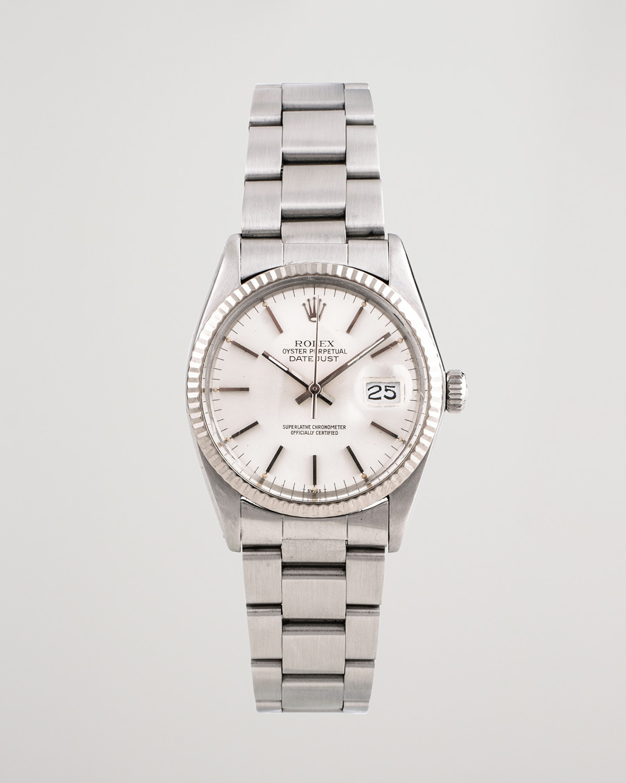 Herren | Rolex Pre-Owned Datejust 16014 Oyster Perpetual Steel Silver Steel Silver | Rolex Pre-Owned | Datejust 16014 Oyster Perpetual Steel Silver Steel Silver