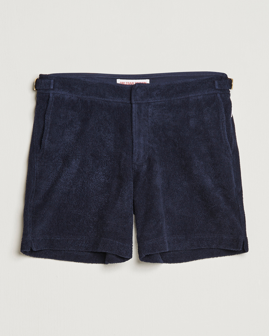 Herren | Shorts | Orlebar Brown | Bulldog Towelling Shorts Night Iris