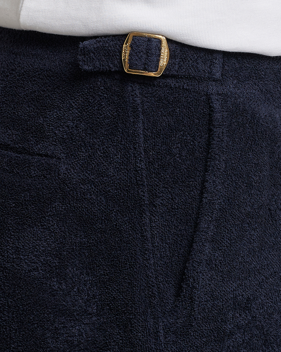 Herren | Shorts | Orlebar Brown | Bulldog Towelling Shorts Night Iris