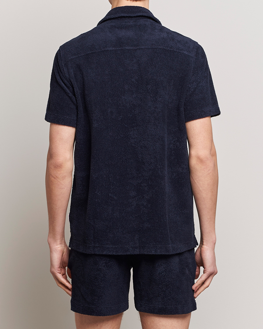 Herren | Hemden | Orlebar Brown | Howell Short Sleeve Terry Shirt Night Iris