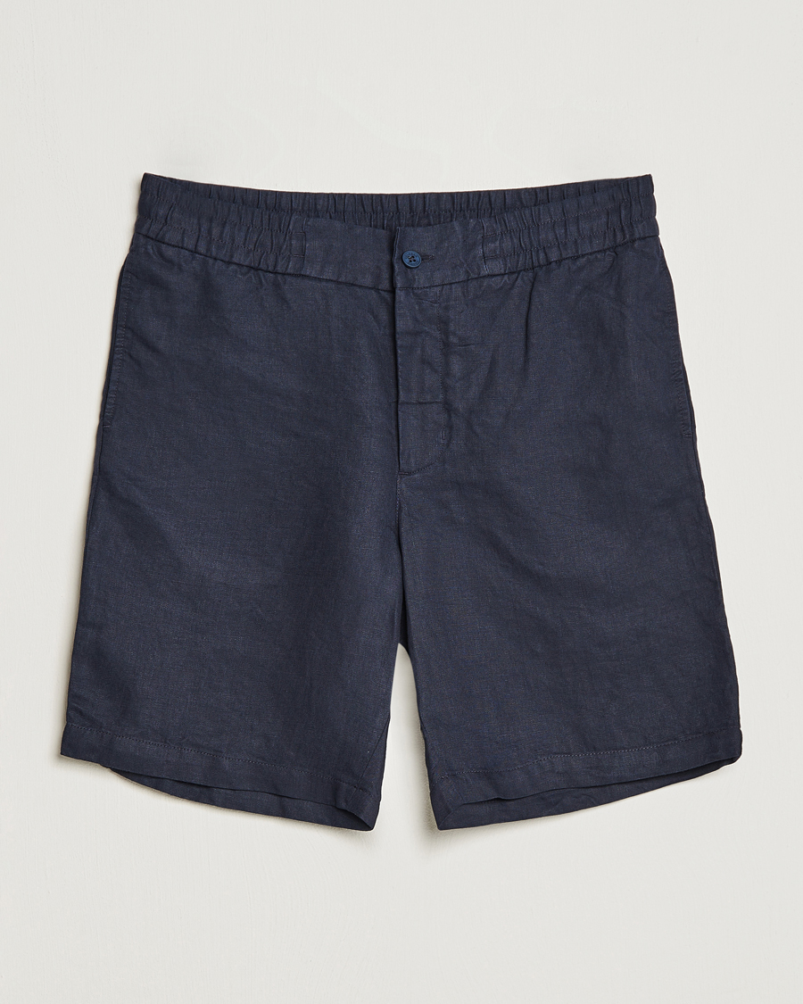 Herren | Shorts | Orlebar Brown | Cornell Linen Shorts Night Iris