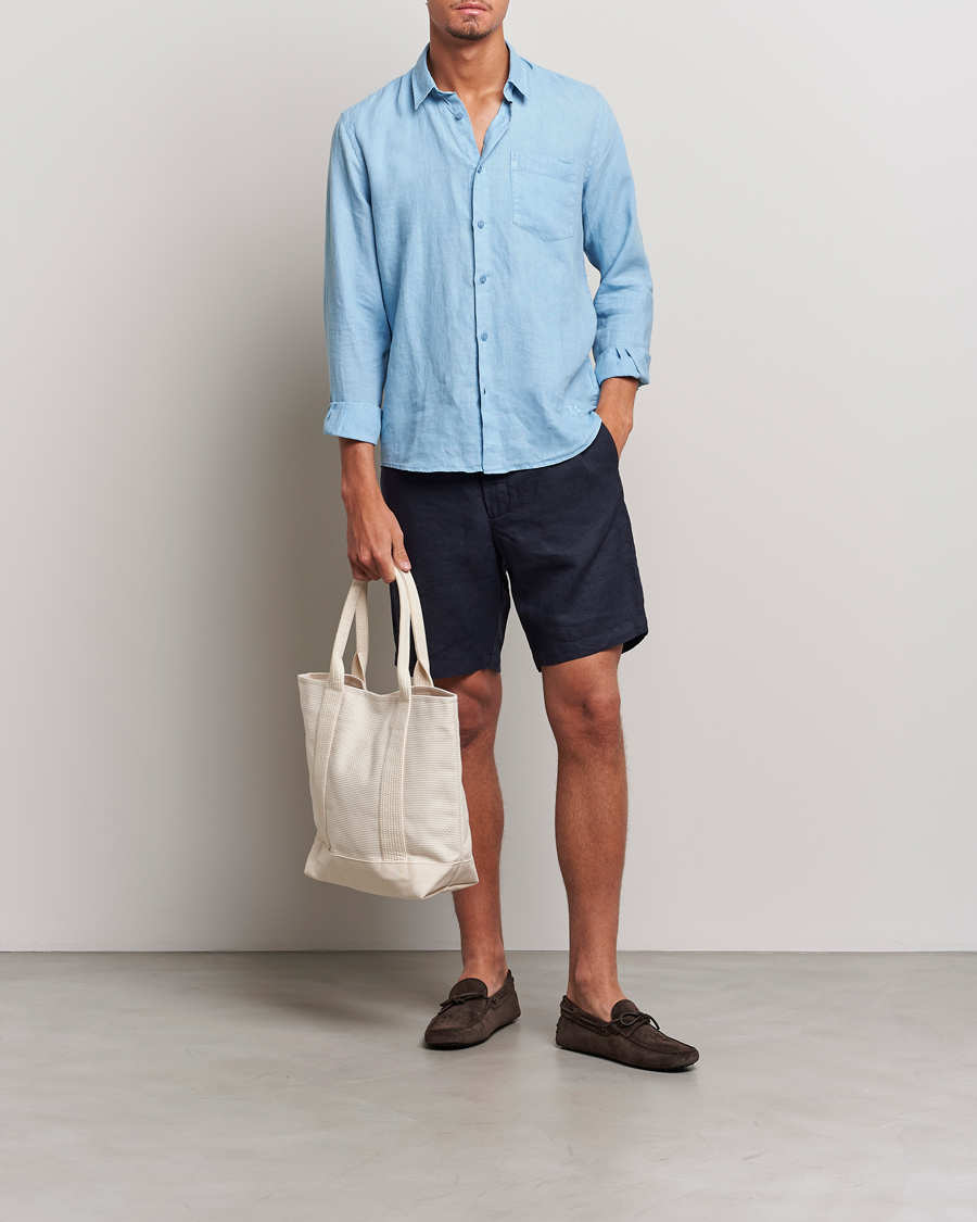 Herren | Shorts | Orlebar Brown | Cornell Linen Shorts Night Iris