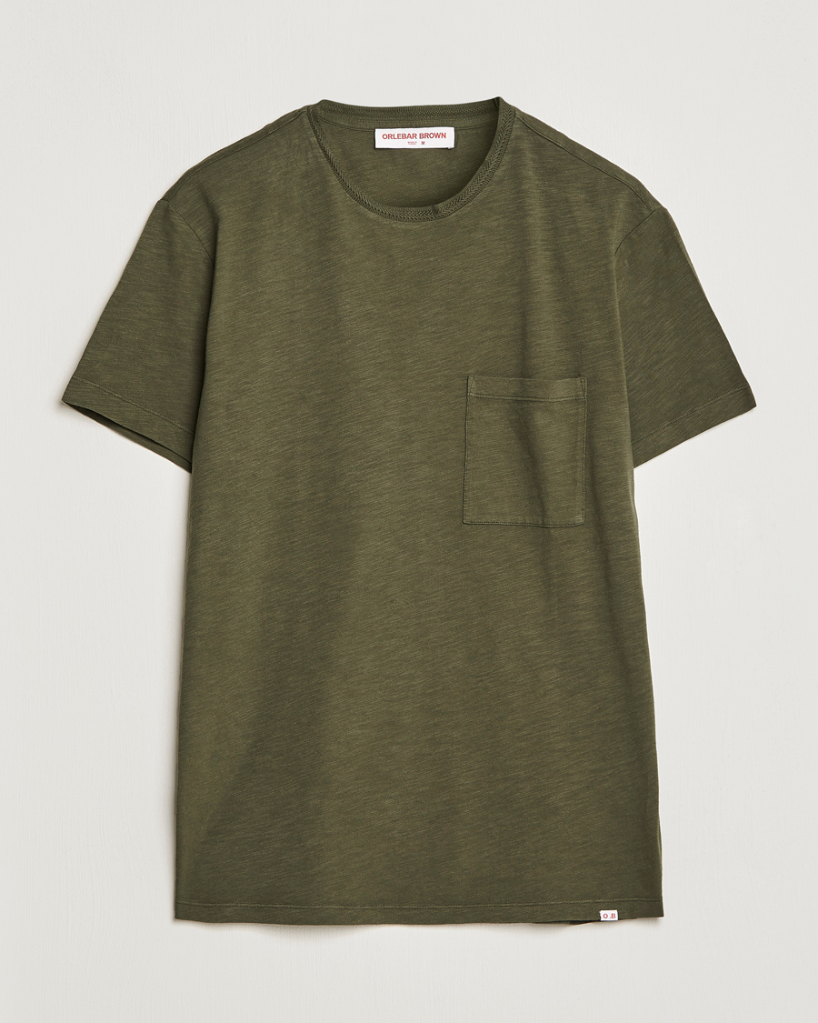 Herren | T-Shirts | Orlebar Brown | OB Classic Garment Dyed Cotton T-Shirt Palm