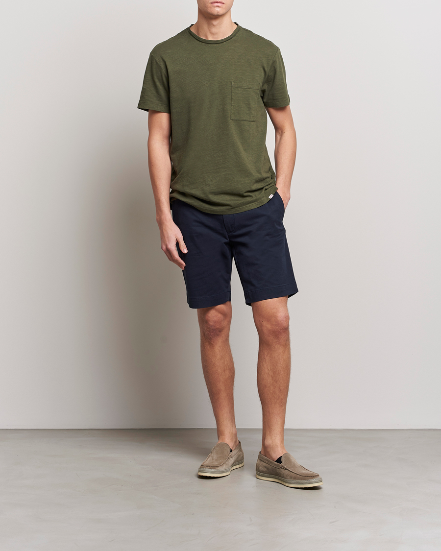 Herren | T-Shirts | Orlebar Brown | OB Classic Garment Dyed Cotton T-Shirt Palm