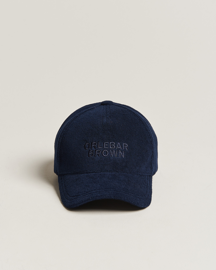 Herren | Orlebar Brown Ellwood Terry Cap Night Iris | Orlebar Brown | Ellwood Terry Cap Night Iris