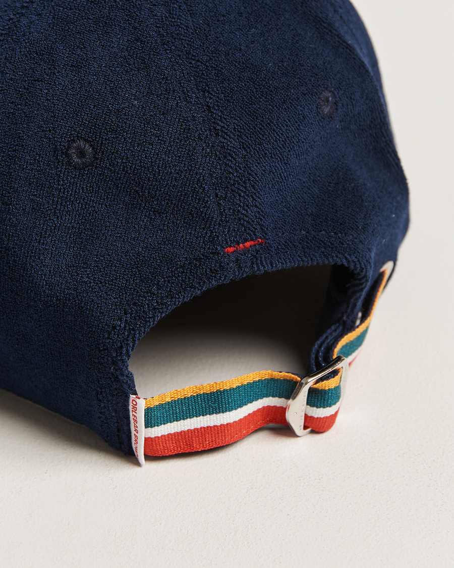 Herren | Orlebar Brown Ellwood Terry Cap Night Iris | Orlebar Brown | Ellwood Terry Cap Night Iris