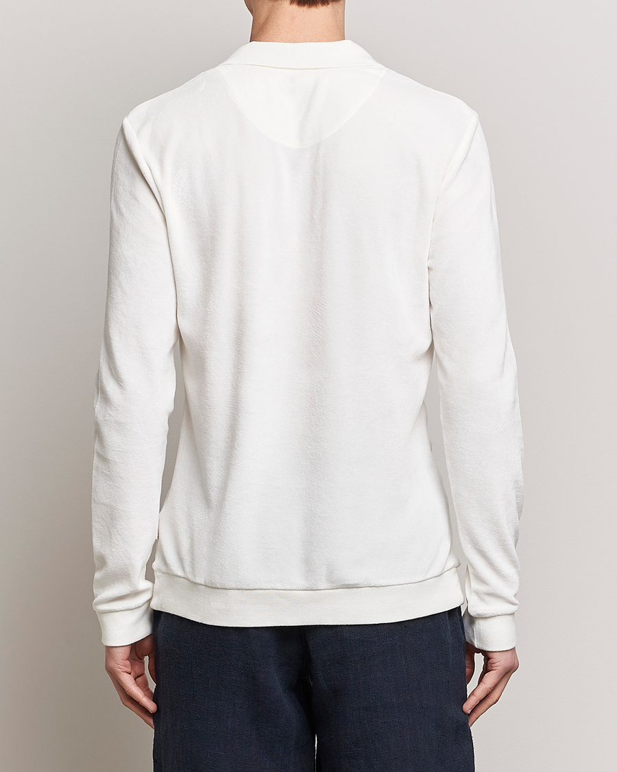 Herren | Pullover | Orlebar Brown | Bouvet Cotton/Modal Terry Long Sleeve Terry Sandbar