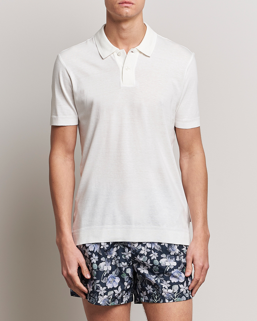 Herren | Poloshirts | Orlebar Brown | Jarrett Knitted Rib Polo Sandbar