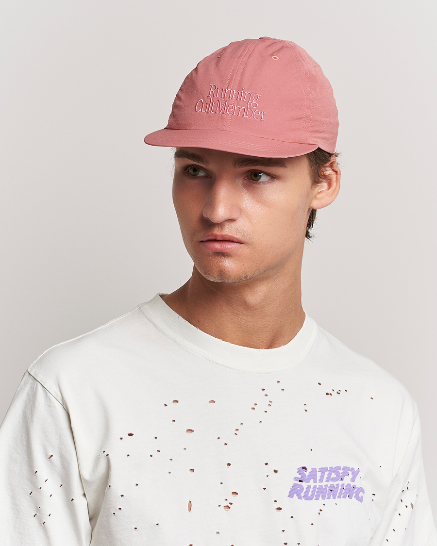 Herren | Satisfy PeaceShell Running Cap Desert Pink | Satisfy | PeaceShell Running Cap Desert Pink