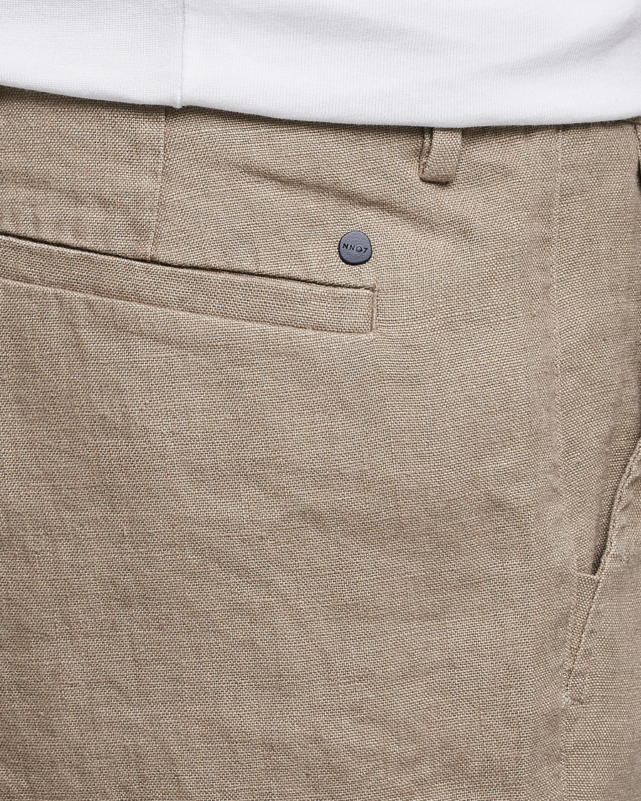 Herren | Hosen | NN07 | Karl Linen Trousers Greige
