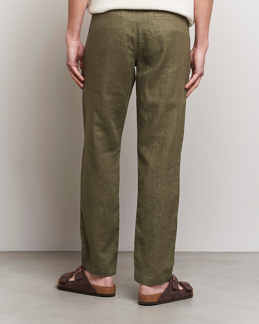Herren | Hosen | NN07 | Karl Linen Trousers Army