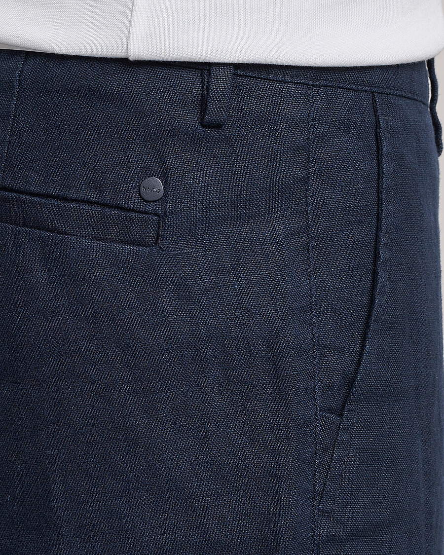 Herren | Hosen | NN07 | Karl Linen Trousers Navy