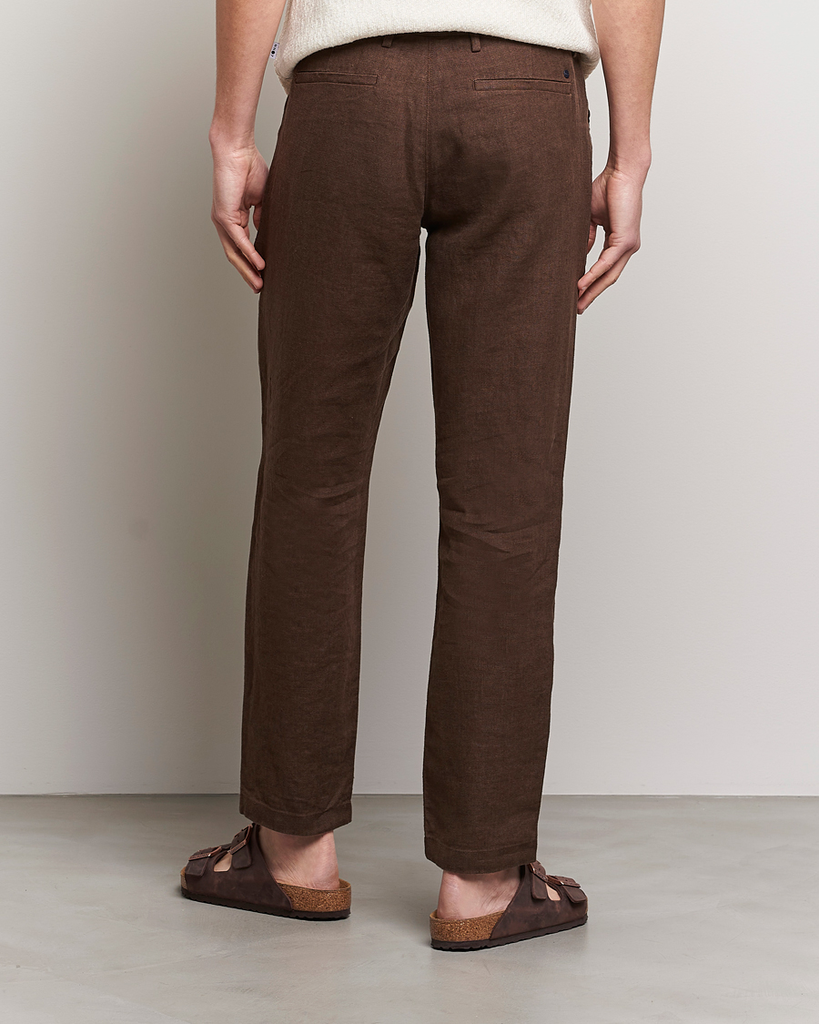 Herren | Hosen | NN07 | Karl Linen Trousers Brown