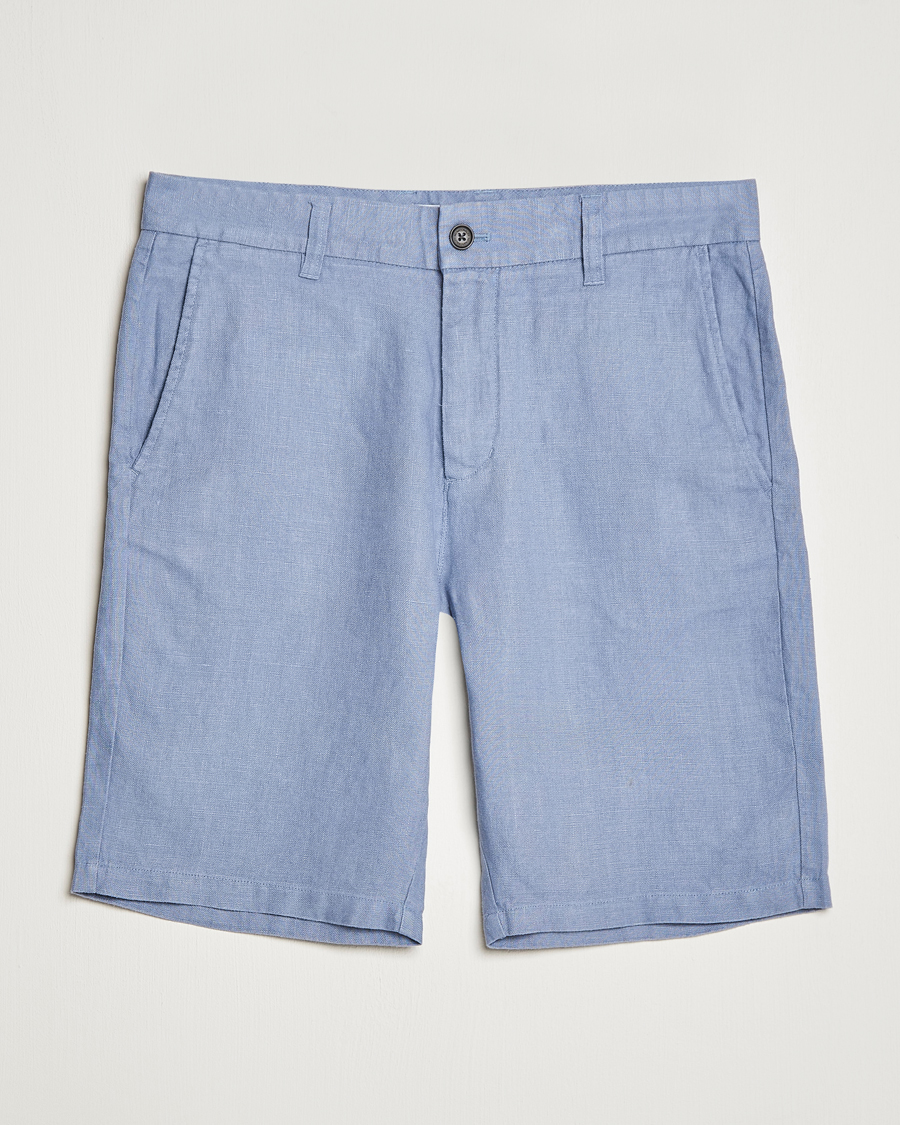 Herren | Shorts | NN07 | Crown Linen Shorts Dust Blue