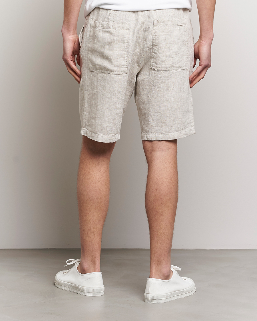 Herren | Shorts | NN07 | Keith Drawstring Linen Shorts Oat