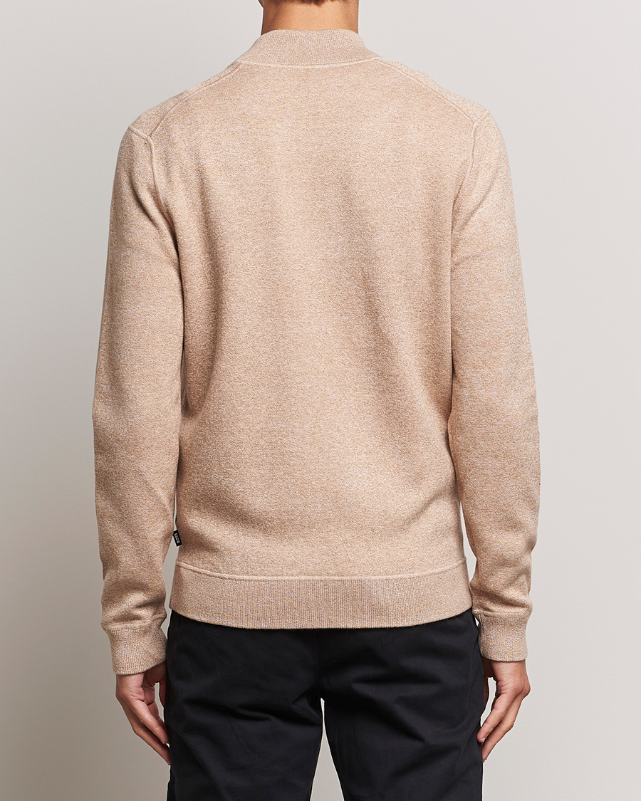 Herren | Pullover | BOSS BLACK | Onorto Full Zip Sweater Medium Beige