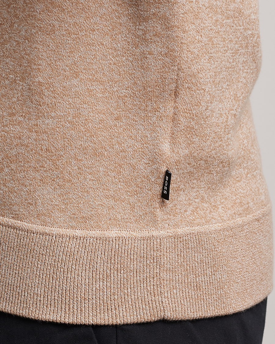 Herren | Pullover | BOSS BLACK | Onorto Full Zip Sweater Medium Beige