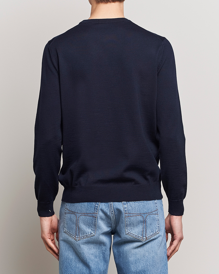 Herren | Pullover | BOSS BLACK | Botto Merino Knitted Pullover Dark Blue