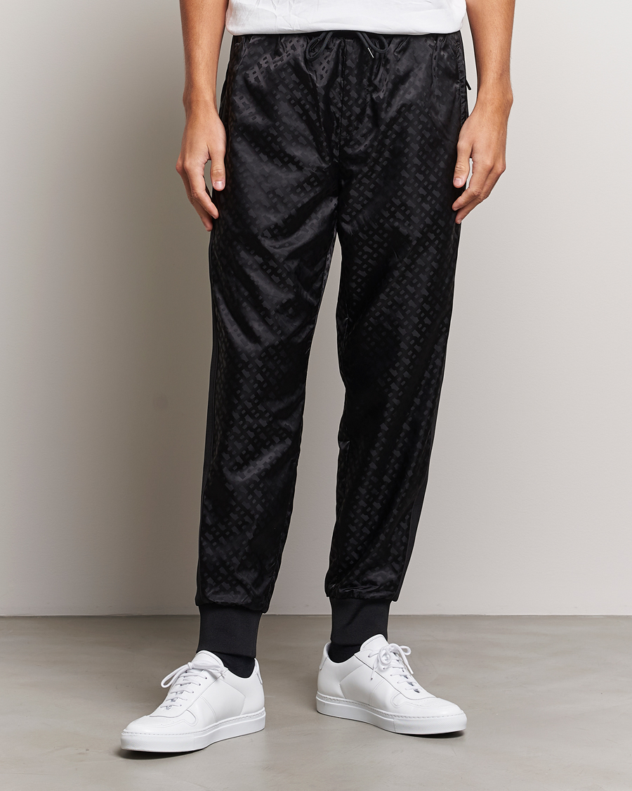 Herren | Hosen | BOSS BLACK | Lamont Monogram Sweatpants Black