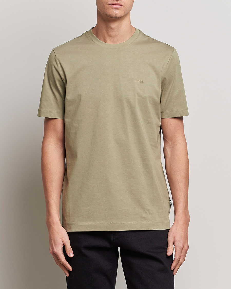 Herren | T-Shirts | BOSS BLACK | Thompson Crew Neck T-Shirt Pastel Green