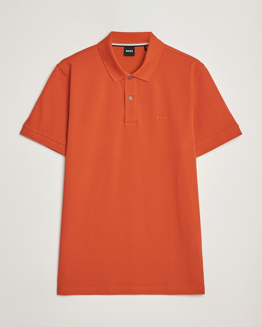 Herren | Poloshirts | BOSS BLACK | Pallas Polo Dark Orange