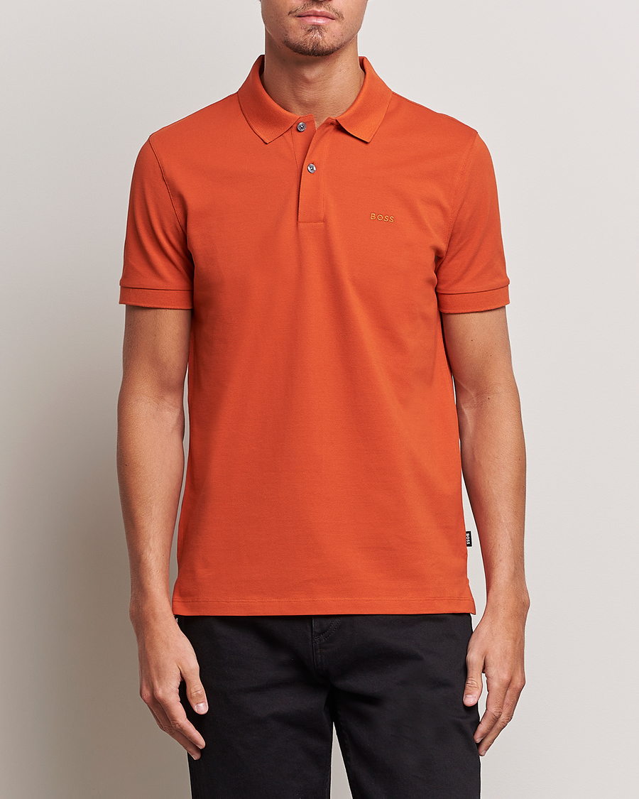 Herren | Poloshirts | BOSS BLACK | Pallas Polo Dark Orange
