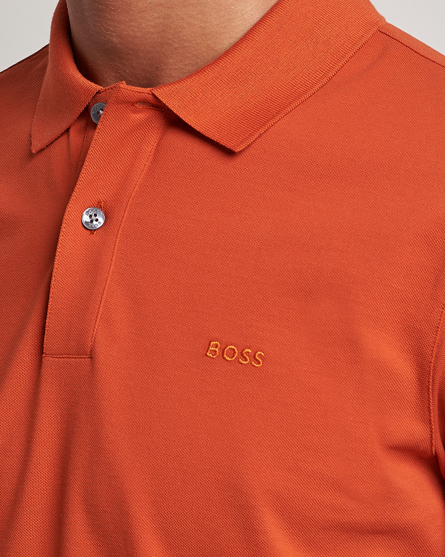 Herren | Poloshirts | BOSS BLACK | Pallas Polo Dark Orange