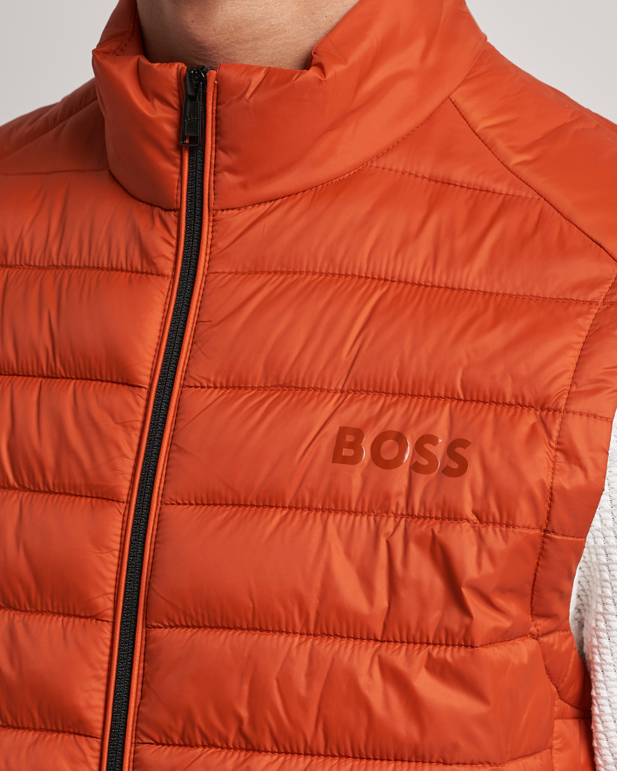 Herren | Jacken | BOSS BLACK | Calano Down Vest Dark Orange