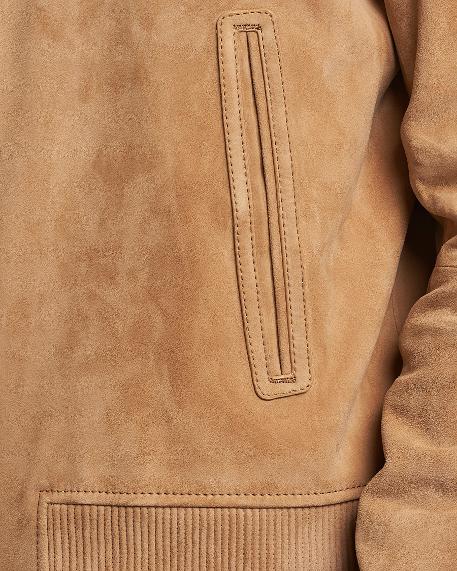 Herren | Jacken | BOSS BLACK | Malbano Suede Jacket Medium Beige