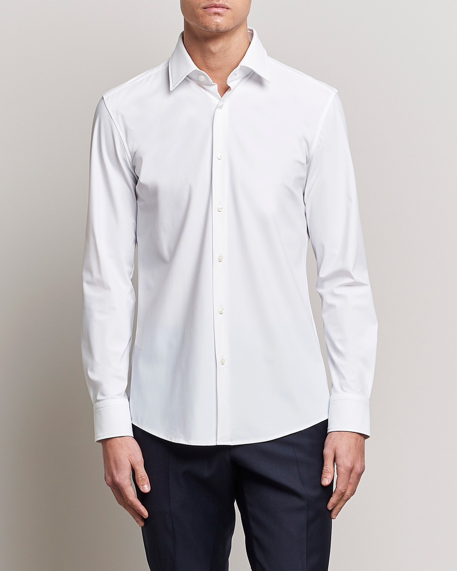Herren | Hemden | BOSS BLACK | Hank 4-Way Stretch Shirt White