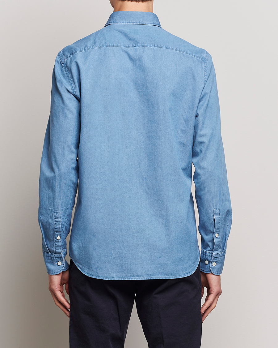 Herren | Hemden | BOSS BLACK | Hal Denim Shirt Open Blue