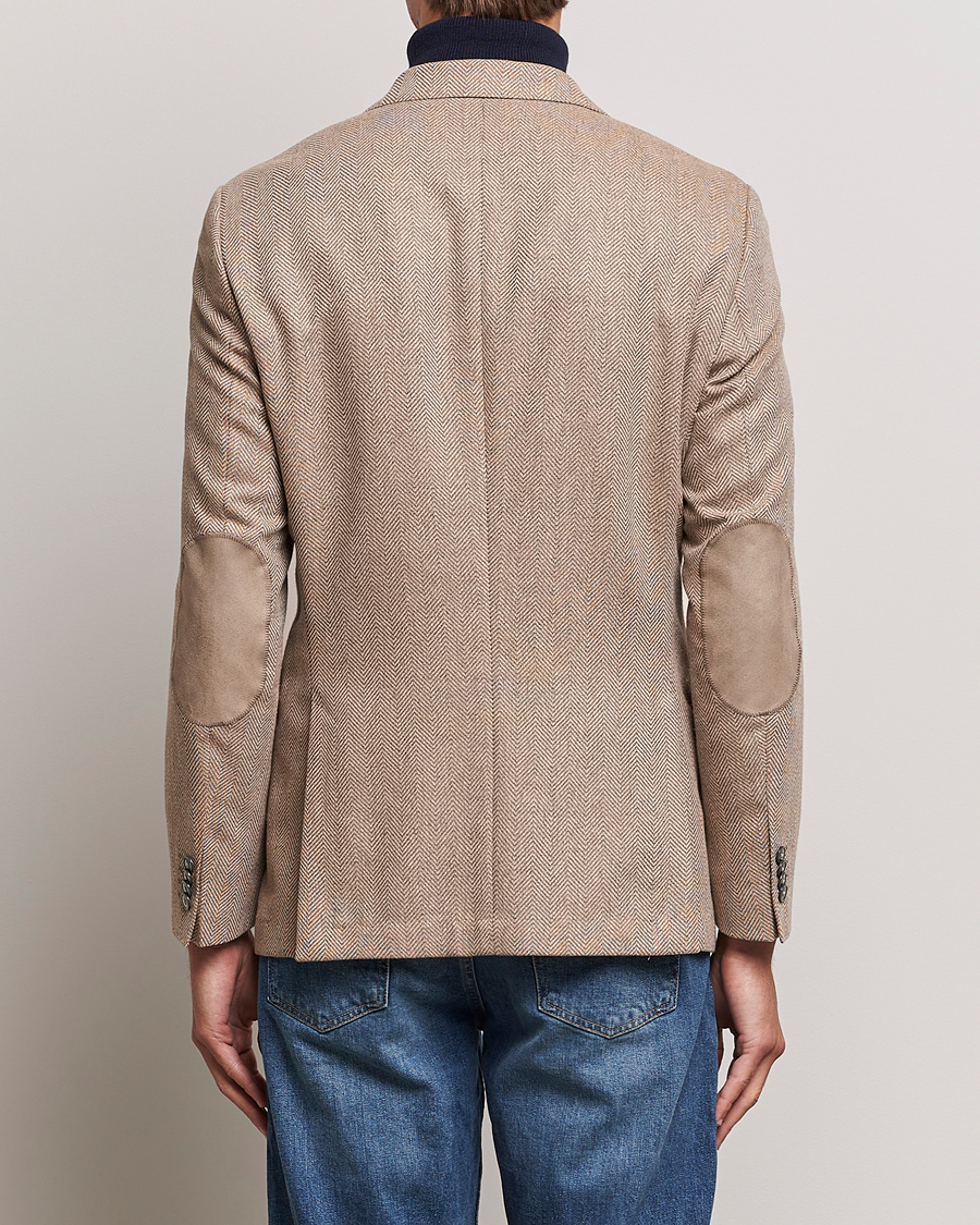Herren | Sakkos | BOSS BLACK | Huston Herringbone Blazer Medium Beige