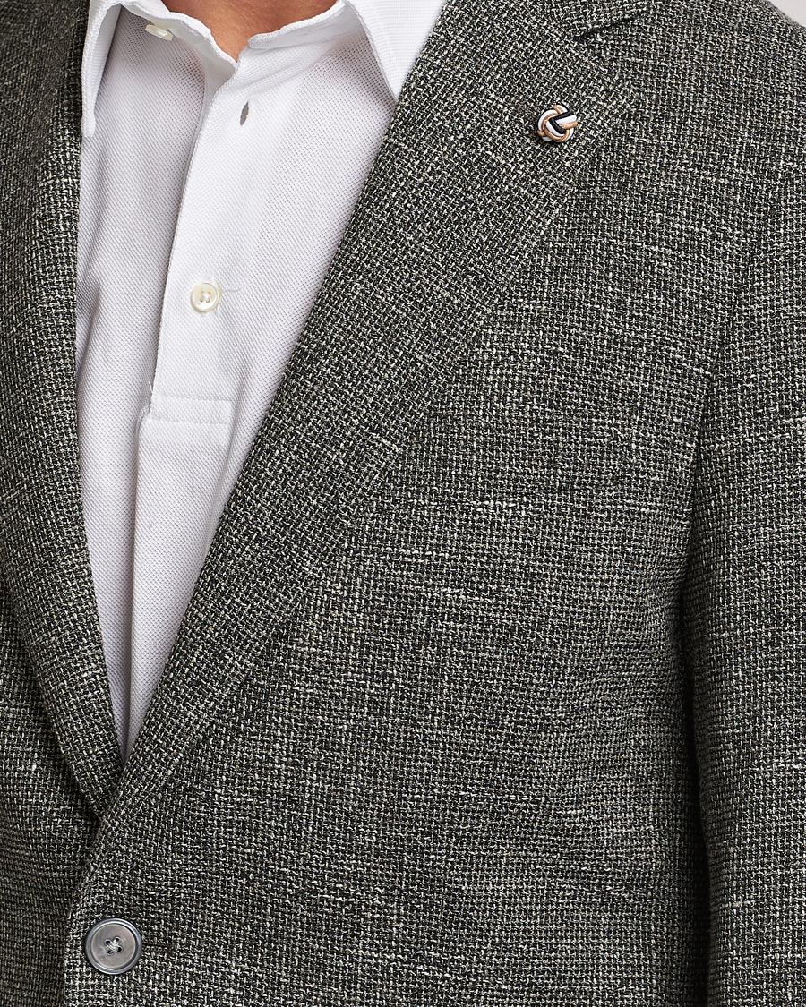 Herren | Sakkos | BOSS BLACK | Hanry Cotton Patch Pocket Blazer Open Green