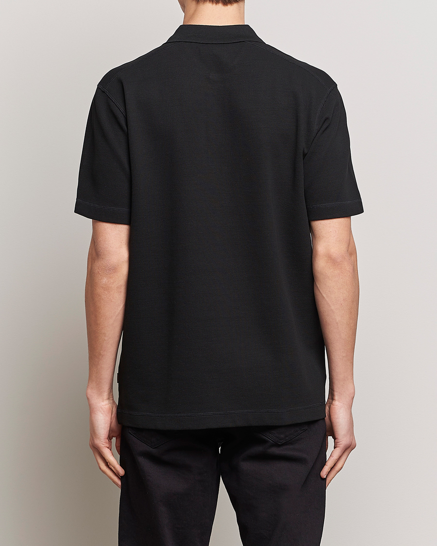 Herren | Poloshirts | BOSS ORANGE | Petempesto Knitted Polo Black