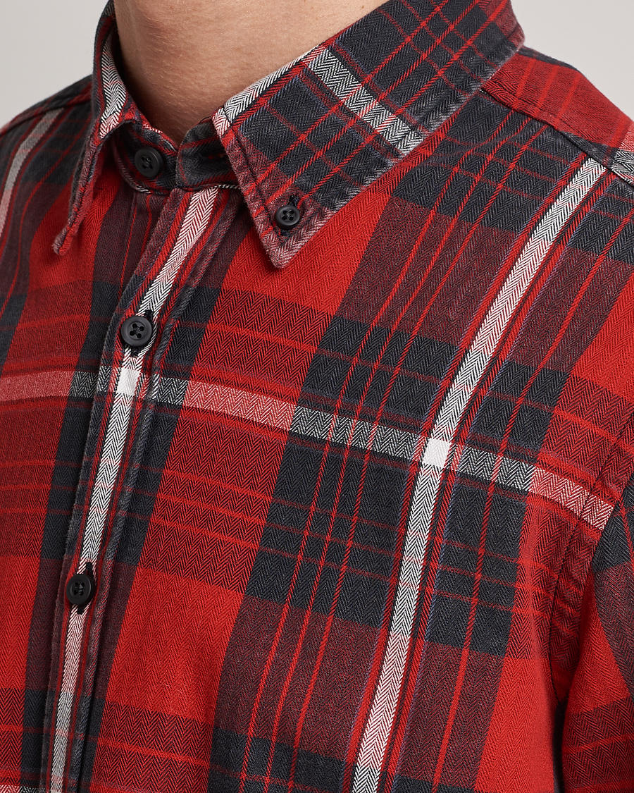 Herren | Hemden | BOSS ORANGE | Rickert Checked Shirt Red/Grey