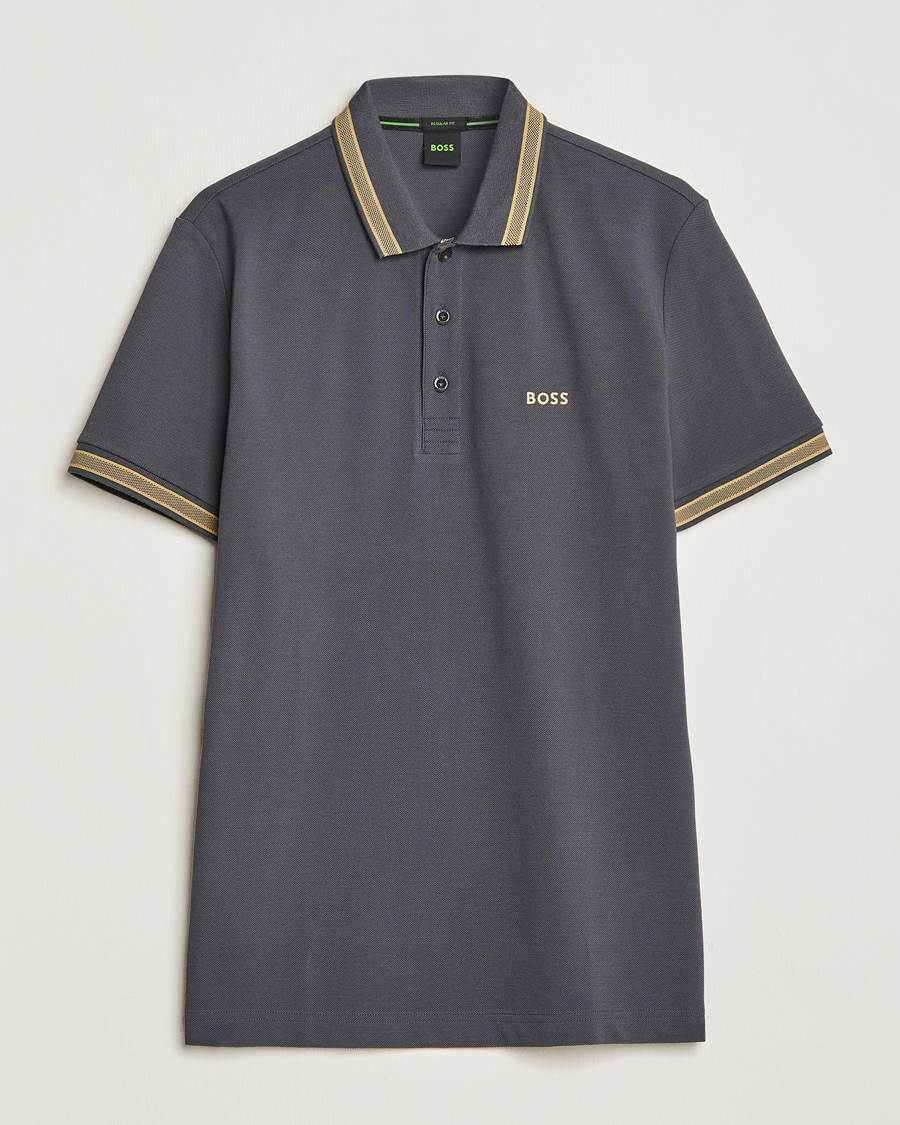 Herren | Poloshirts | BOSS GREEN | Paddy Piké Dark Grey