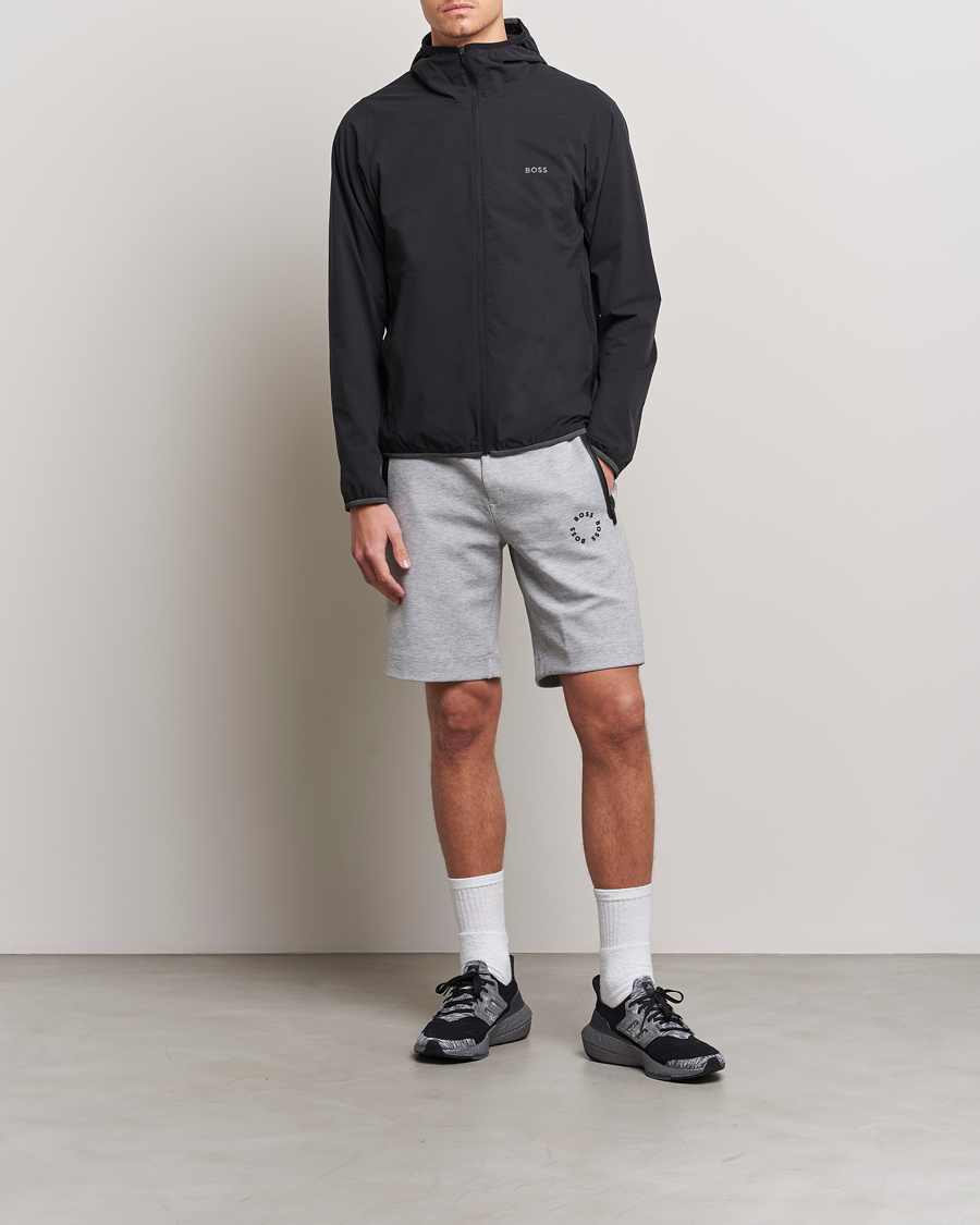 Herren | Jacken | BOSS GREEN | Cush Shell Hoodie Jacket Black