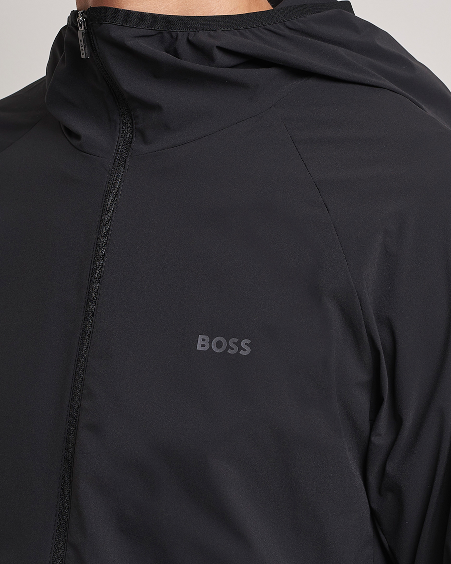 Herren | Jacken | BOSS GREEN | Cush Shell Hoodie Jacket Black