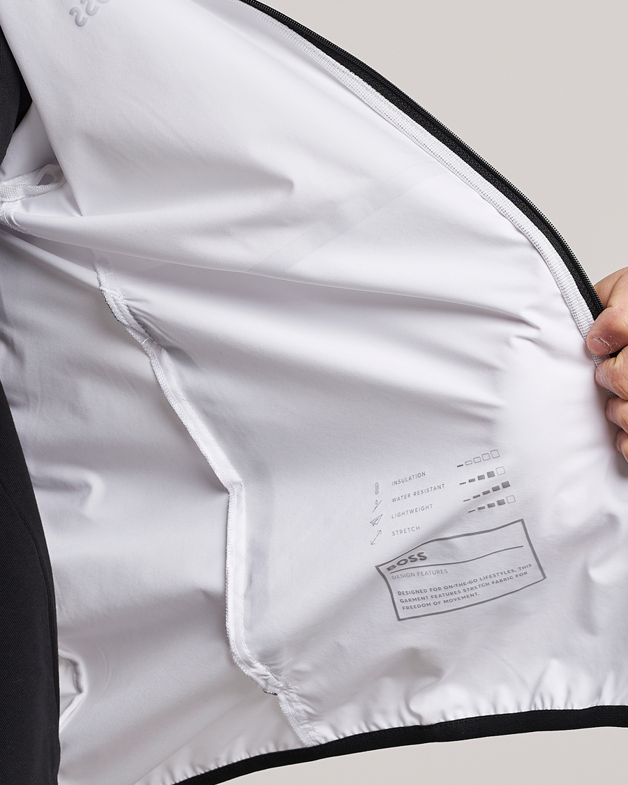 Herren | Jacken | BOSS GREEN | Cush Shell Hoodie Jacket White