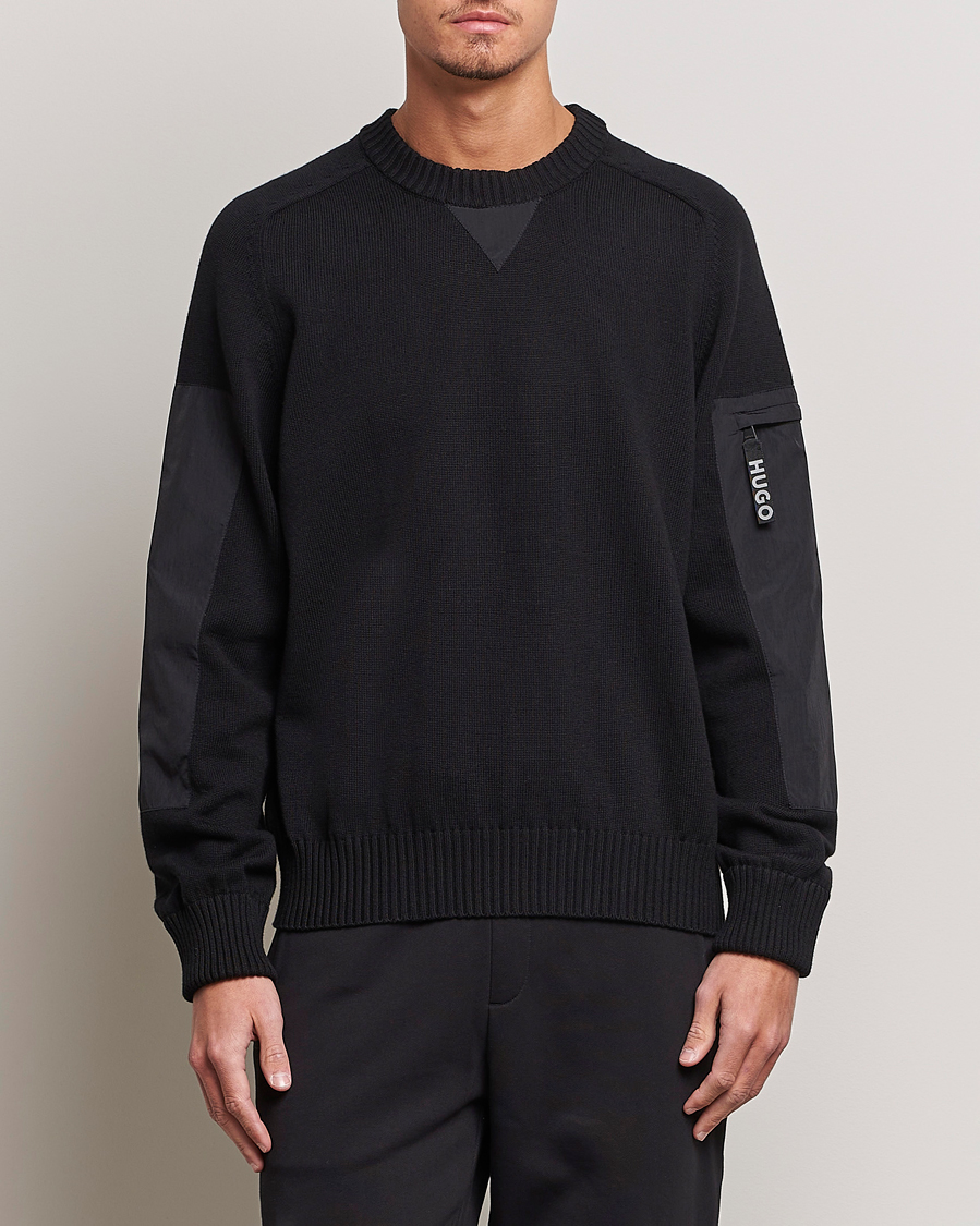 Herren | Pullover | HUGO | Sutil Knitted Sweater Black