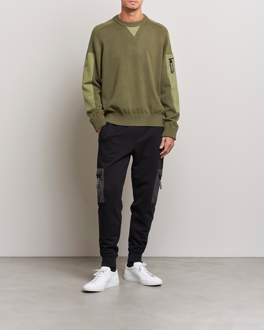 Herren | Pullover | HUGO | Sutil Knitted Sweater Khaki