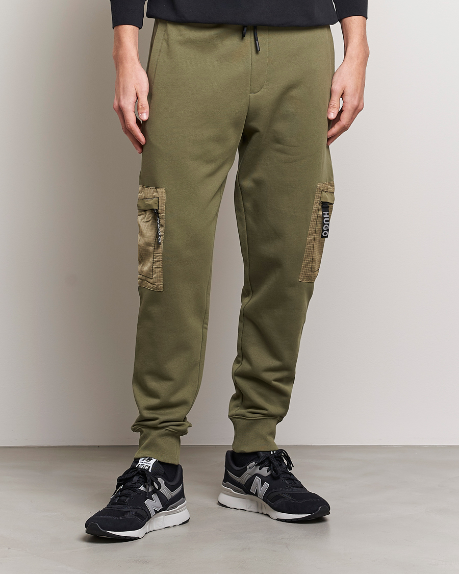 Herren | Hosen | HUGO | Duerica Sweatpants Open Green