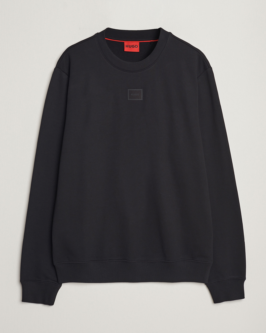 Herren | Pullover | HUGO | Diragol Crew Neck Sweatshirt Black