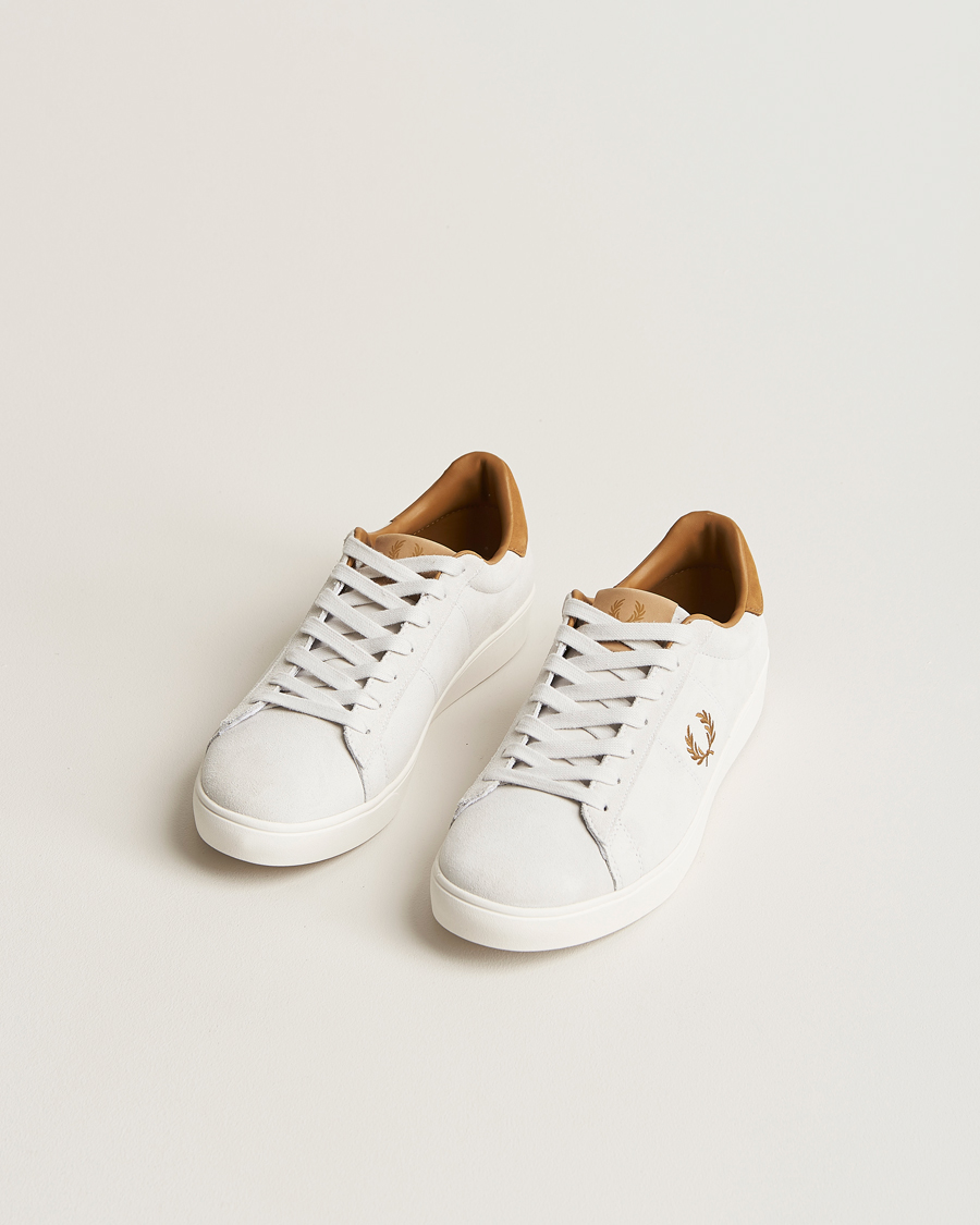 Herren | Fred Perry Spencer Suede Sneaker White | Fred Perry | Spencer Suede Sneaker White