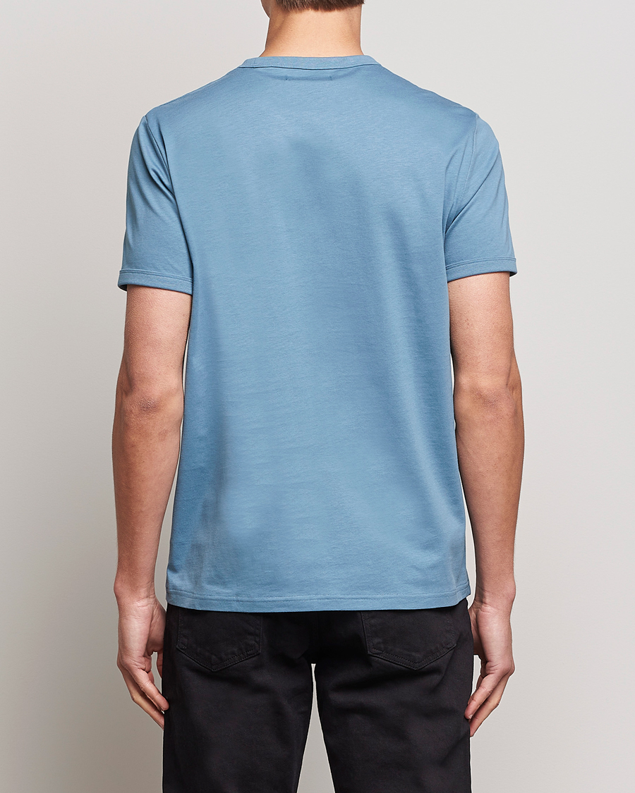 Herren | T-Shirts | Fred Perry | Ringer Cotton T-Shirt Ash Blue